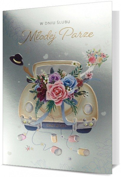 Kartka na ślub dla Młodej Pary HM2654