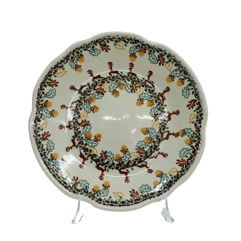 Ceramiczny talerz obiadowy 27,5 cm Ceramika Bolesławiec