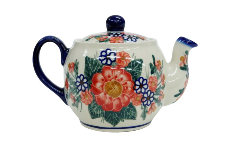 Ceramiczna czajnik kula Ceramika Bolesławiec