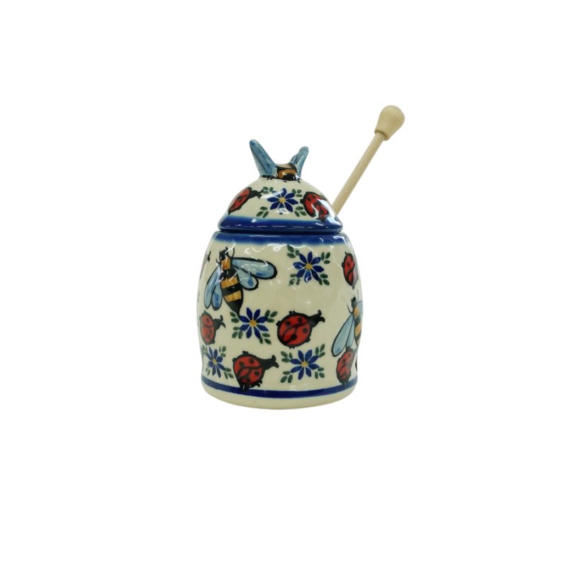 Ceramiczny pojemnik na miód Ceramika Bolesławiec