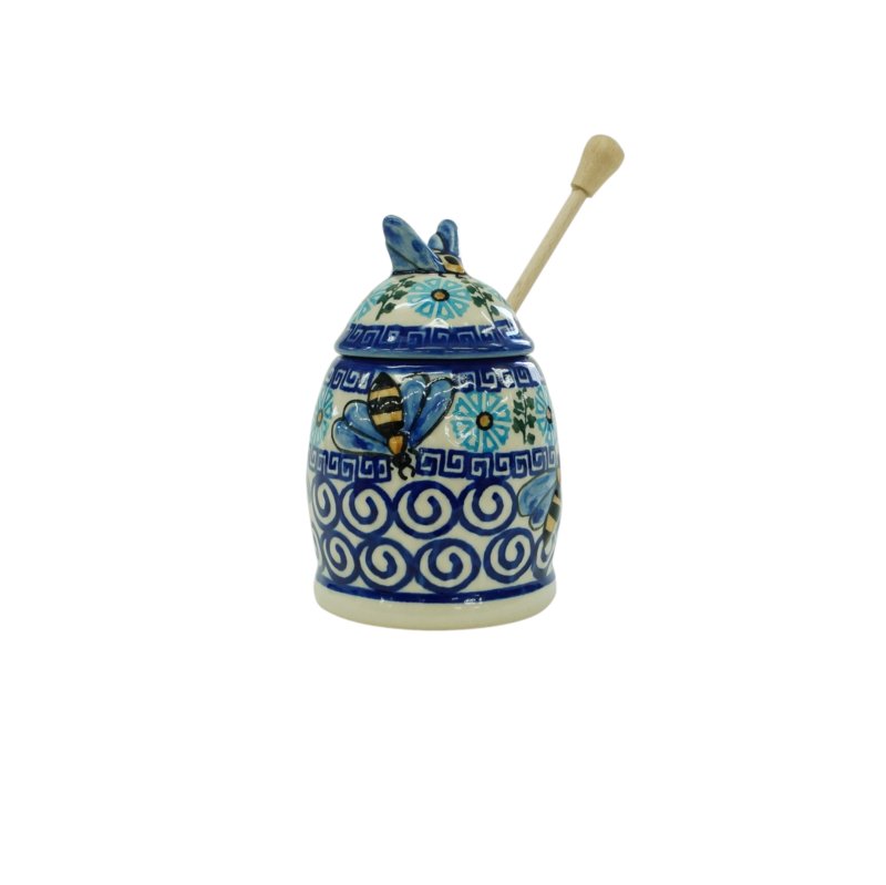 Ceramiczny pojemnik na miód Ceramika Bolesławiec