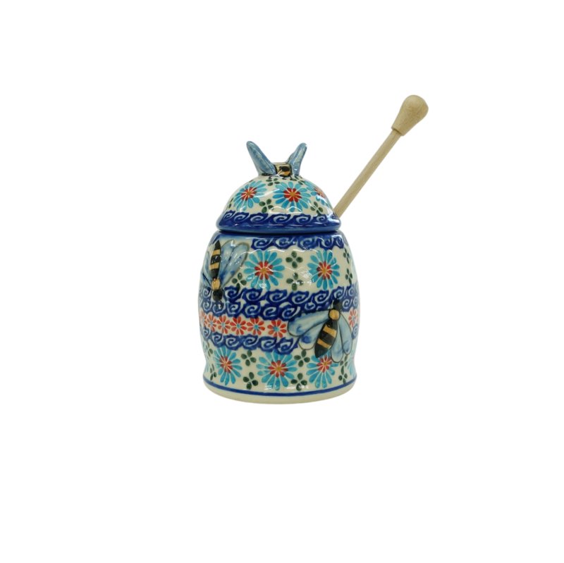 Ceramiczny pojemnik na miód Ceramika Bolesławiec