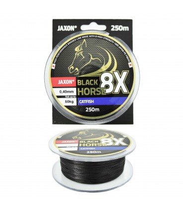 Jaxon Plecionka Black Horse Catfish 8X 0,40 250m