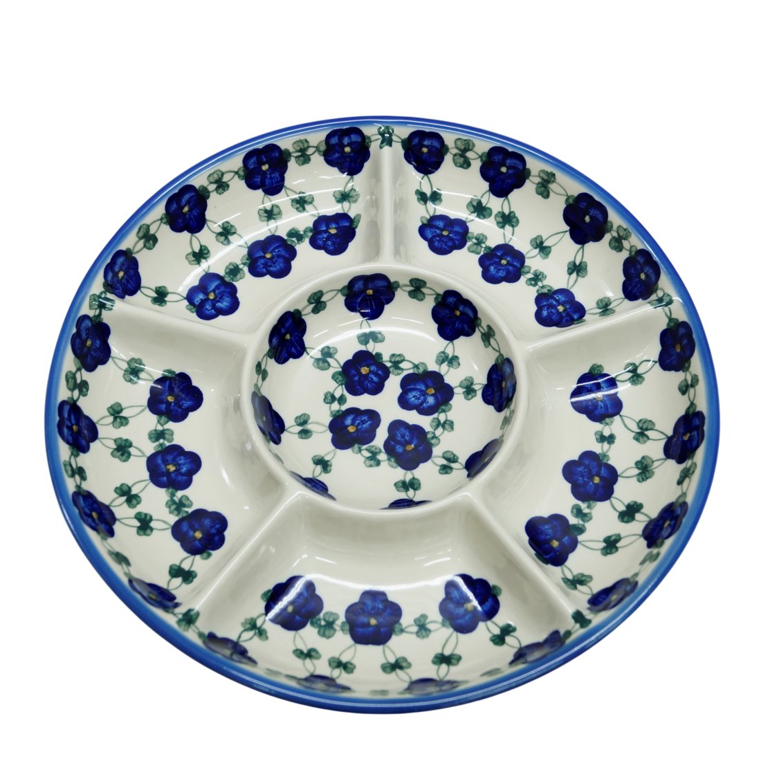 Ceramiczna półmisek dzielony Ceramika Bolesławiec