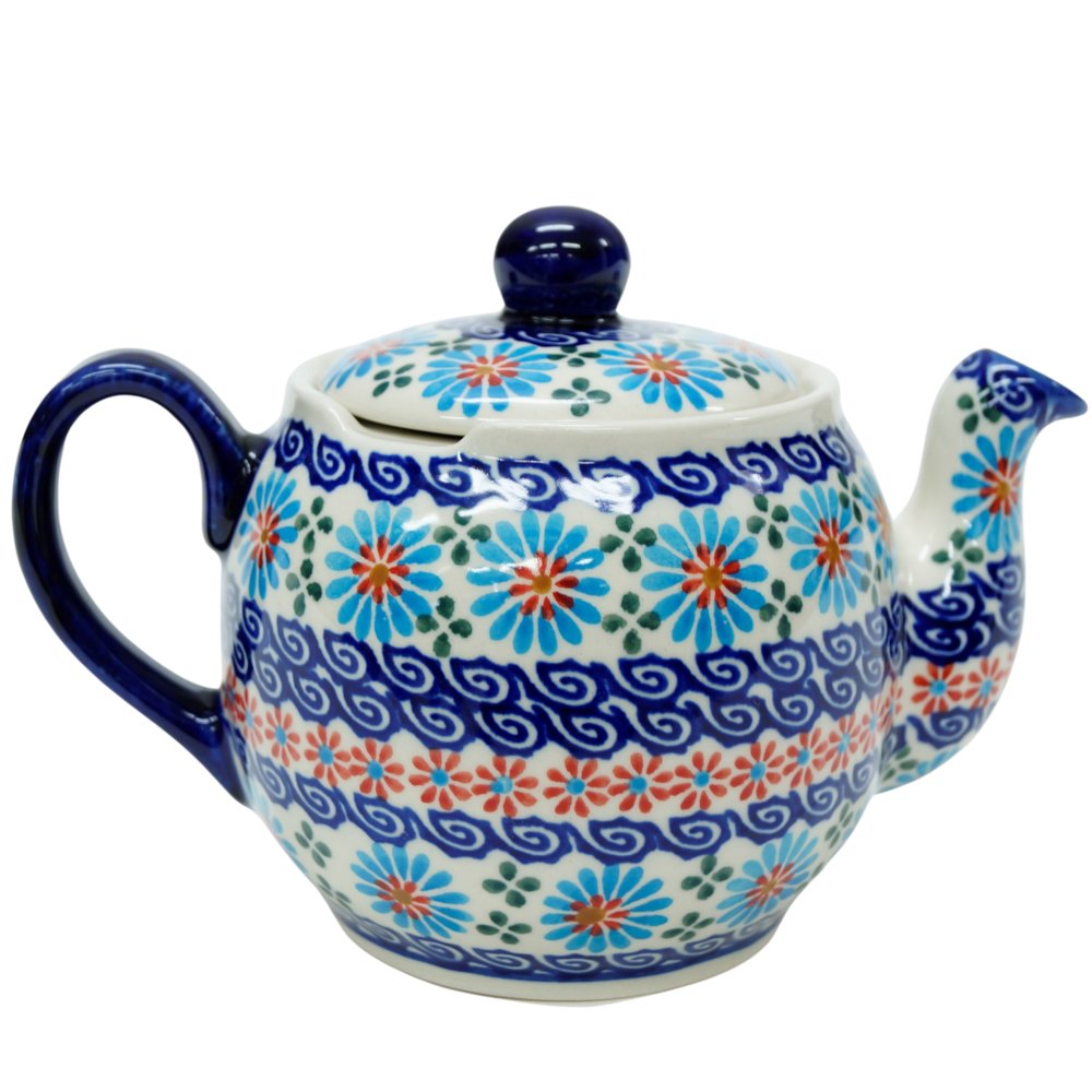 Ceramiczna czajnik kula Ceramika Bolesławiec