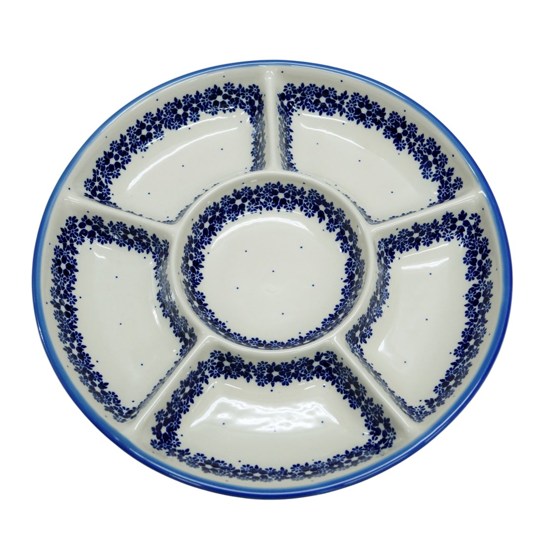 Ceramiczna półmisek dzielony Ceramika Bolesławiec