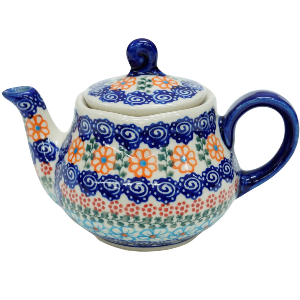 Ceramiczna czajnik mały Ceramika Bolesławiec