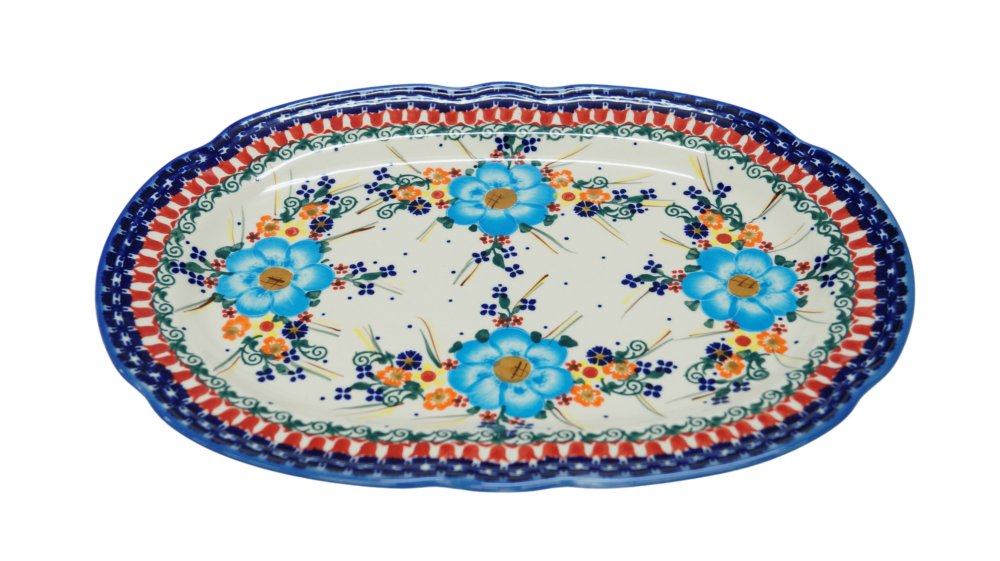 Ceramiczny półmisek owalny Ceramika Bolesławiec