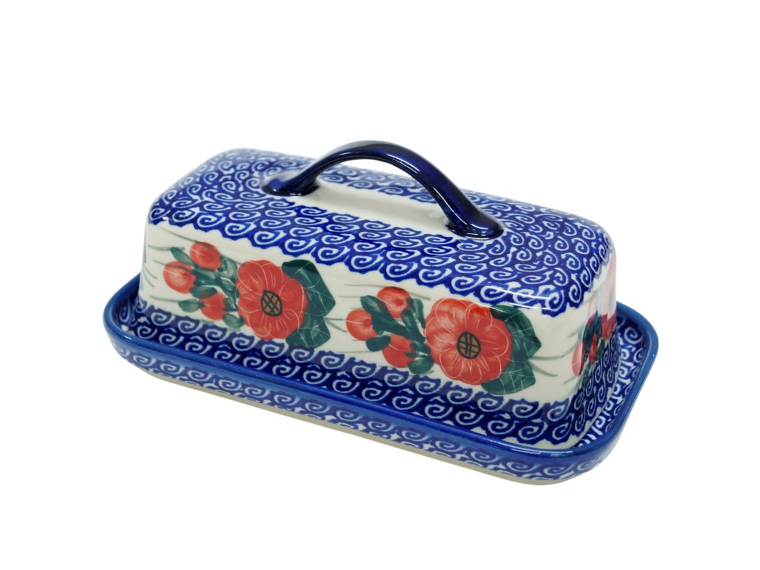 Ceramiczna maselnica osełka Ceramika Bolesławiec