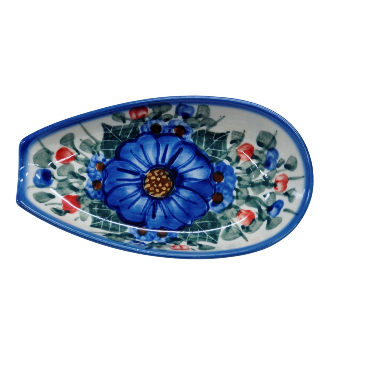 Ceramiczna podstawka na łyżkę Ceramika Bolesławiec