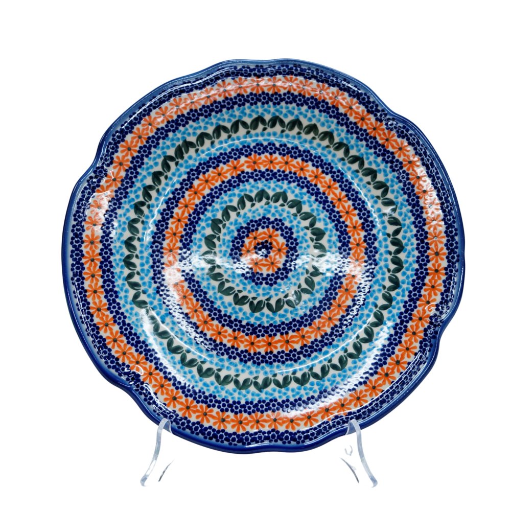Ceramiczny talerz obiadowy 27,5 cm Ceramika Bolesławiec