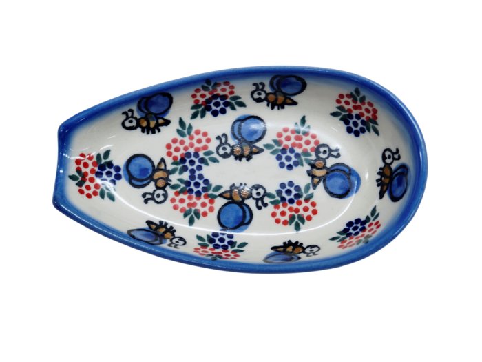 Ceramiczna podstawka na łyżkę Ceramika Bolesławiec