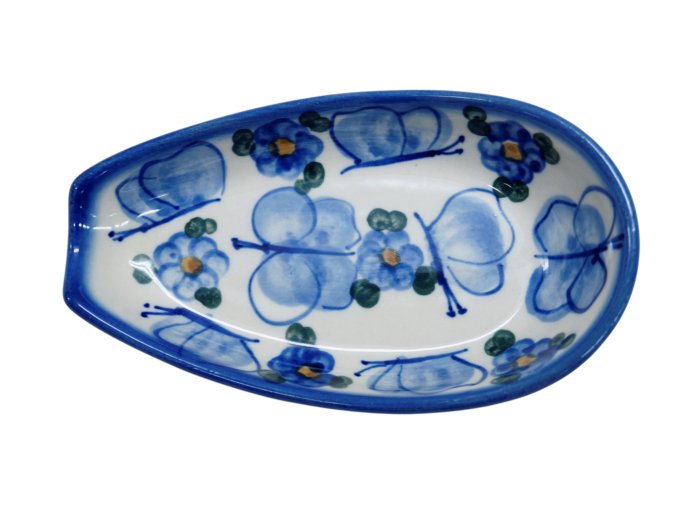 Ceramiczna podstawka na łyżkę Ceramika Bolesławiec