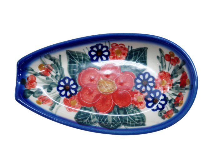 Ceramiczna podstawka na łyżkę Ceramika Bolesławiec
