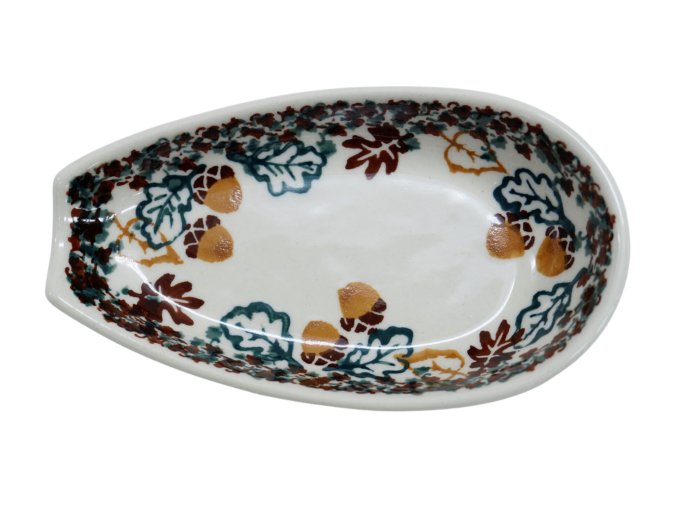 Ceramiczna podstawka na łyżkę Ceramika Bolesławiec