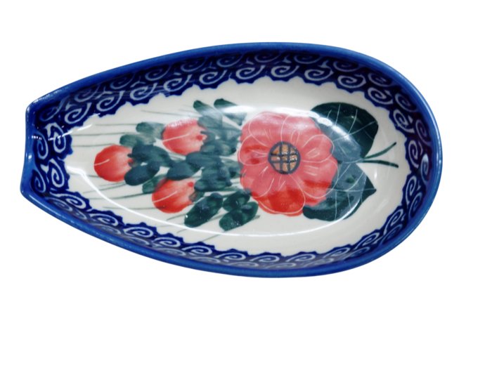Ceramiczna podstawka na łyżkę Ceramika Bolesławiec