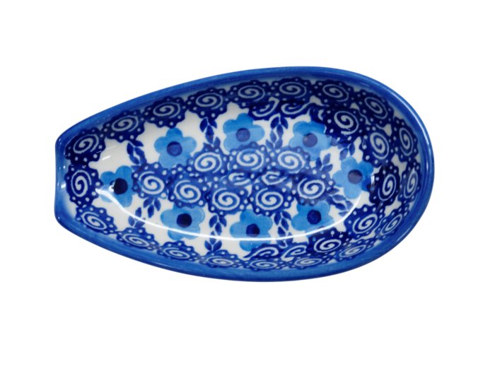 Ceramiczna podstawka na łyżkę Ceramika Bolesławiec