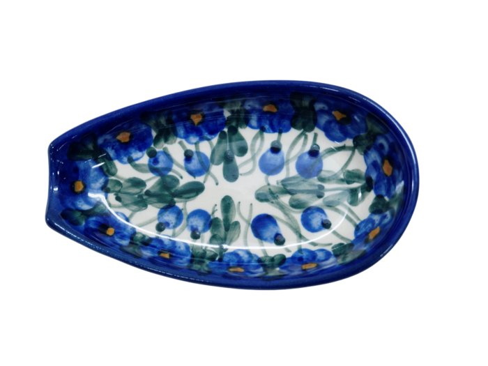 Ceramiczna podstawka na łyżkę Ceramika Bolesławiec