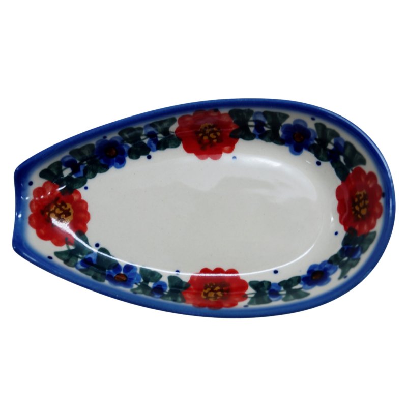 Ceramiczna podstawka na łyżkę Ceramika Bolesławiec