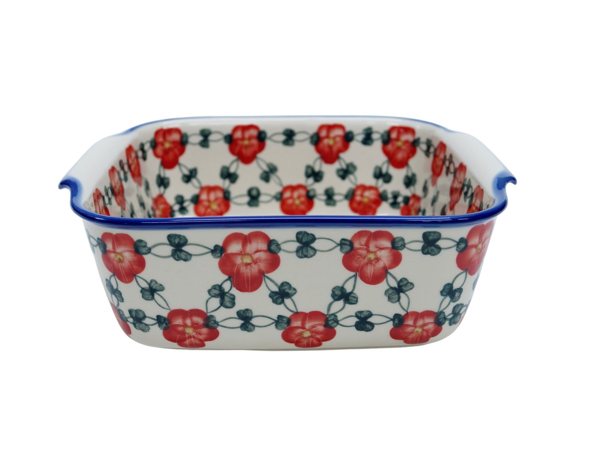 Ceramiczne naczynie kwadratowe duże Ceramika Bolesławiec