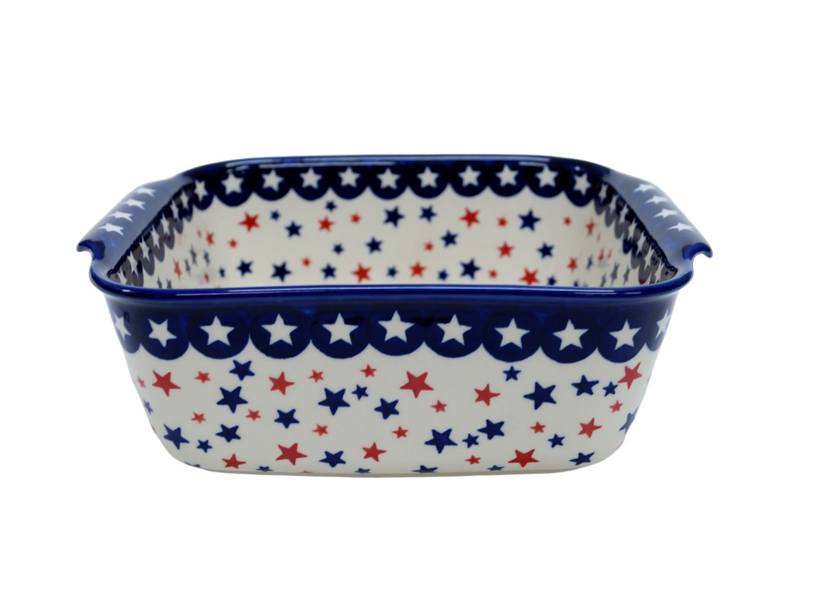 Ceramiczne naczynie kwadratowe duże Ceramika Bolesławiec