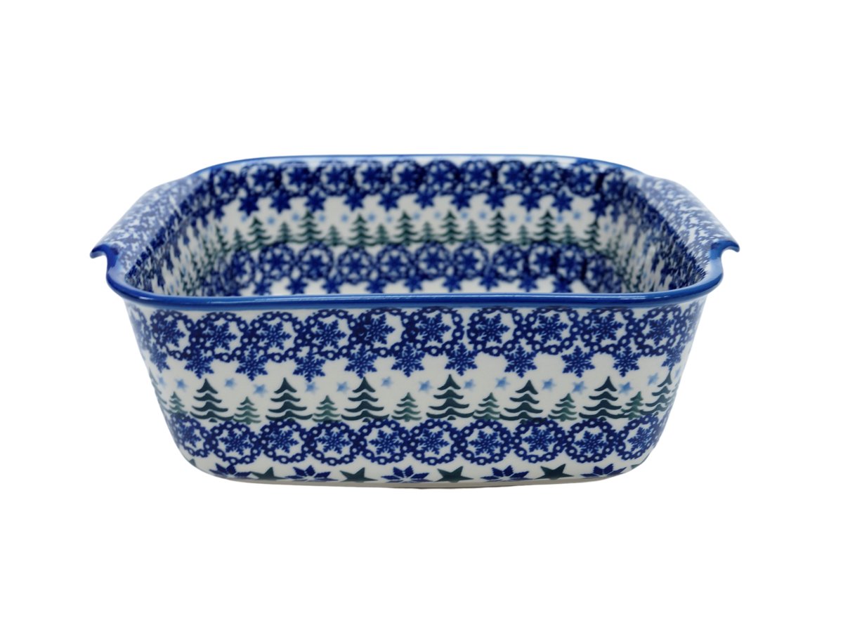 Ceramiczne naczynie kwadratowe duże Ceramika Bolesławiec