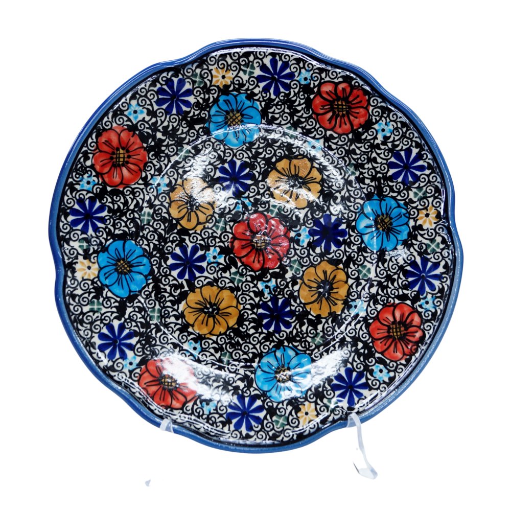 Ceramiczny talerz obiadowy 27,5 cm Ceramika Bolesławiec