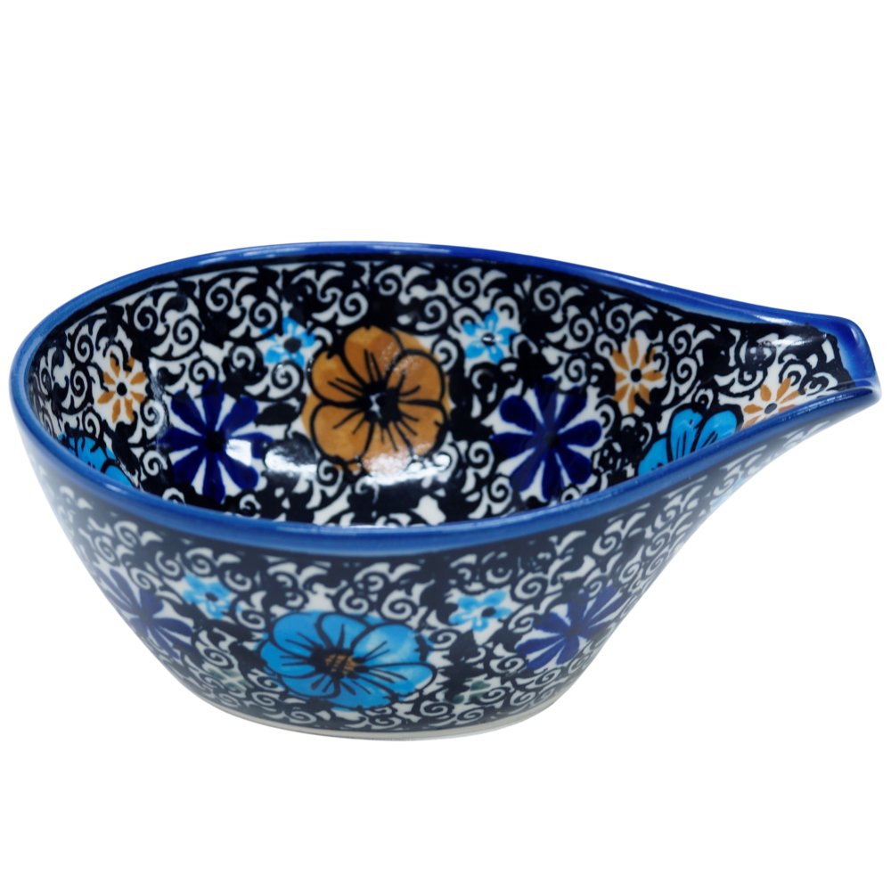 Ceramiczna podstawka na łyżkę Ceramika Bolesławiec