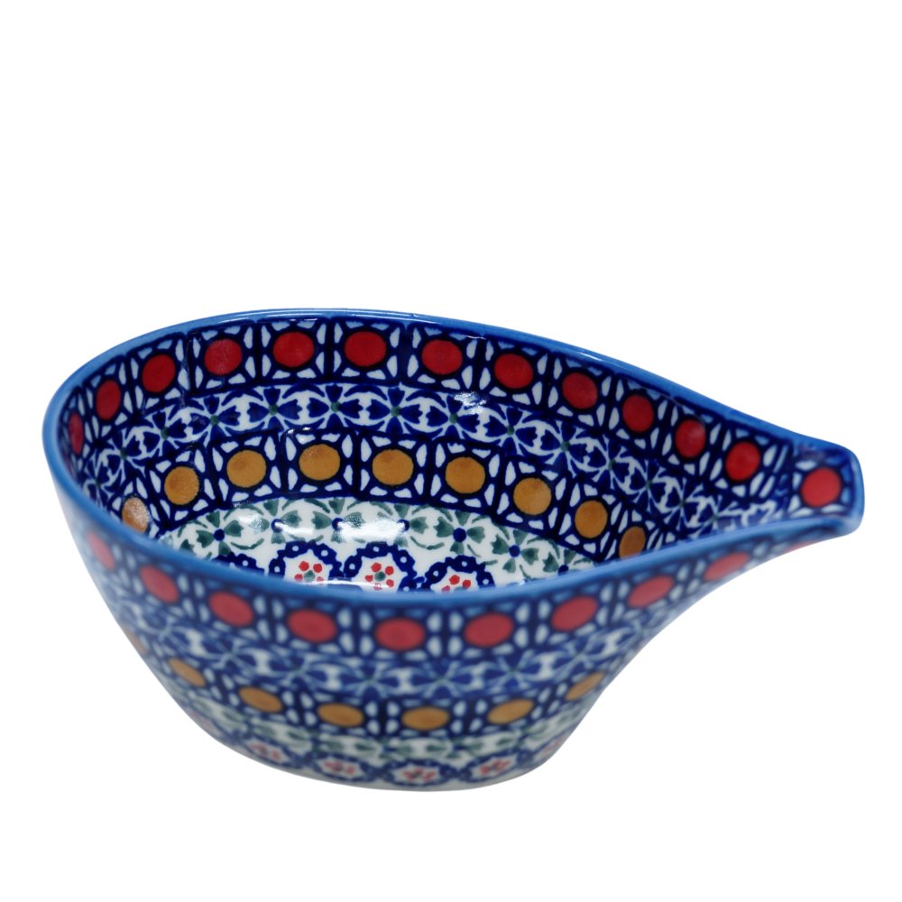 Ceramiczna podstawka na łyżkę Ceramika Bolesławiec