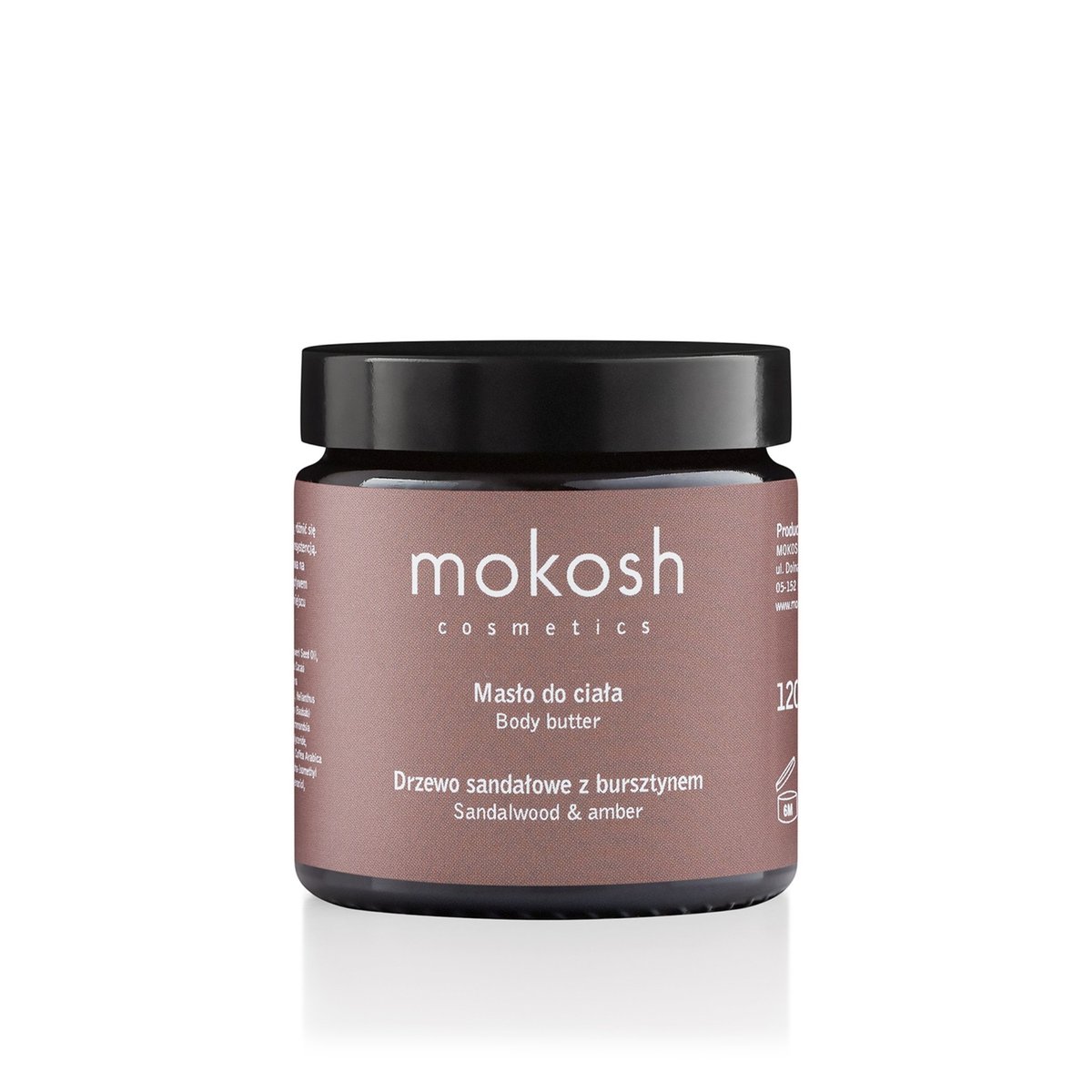 Mokosh Body Balm Sandalwood and Amber Masło do ciała drzewo sandałowe z bursztynem 120 ml