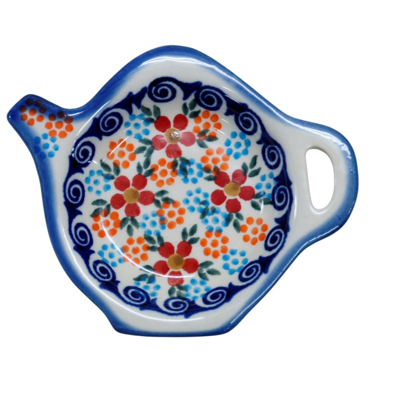 Ceramiczna podstawka na herbatę Ceramika Bolesławiec
