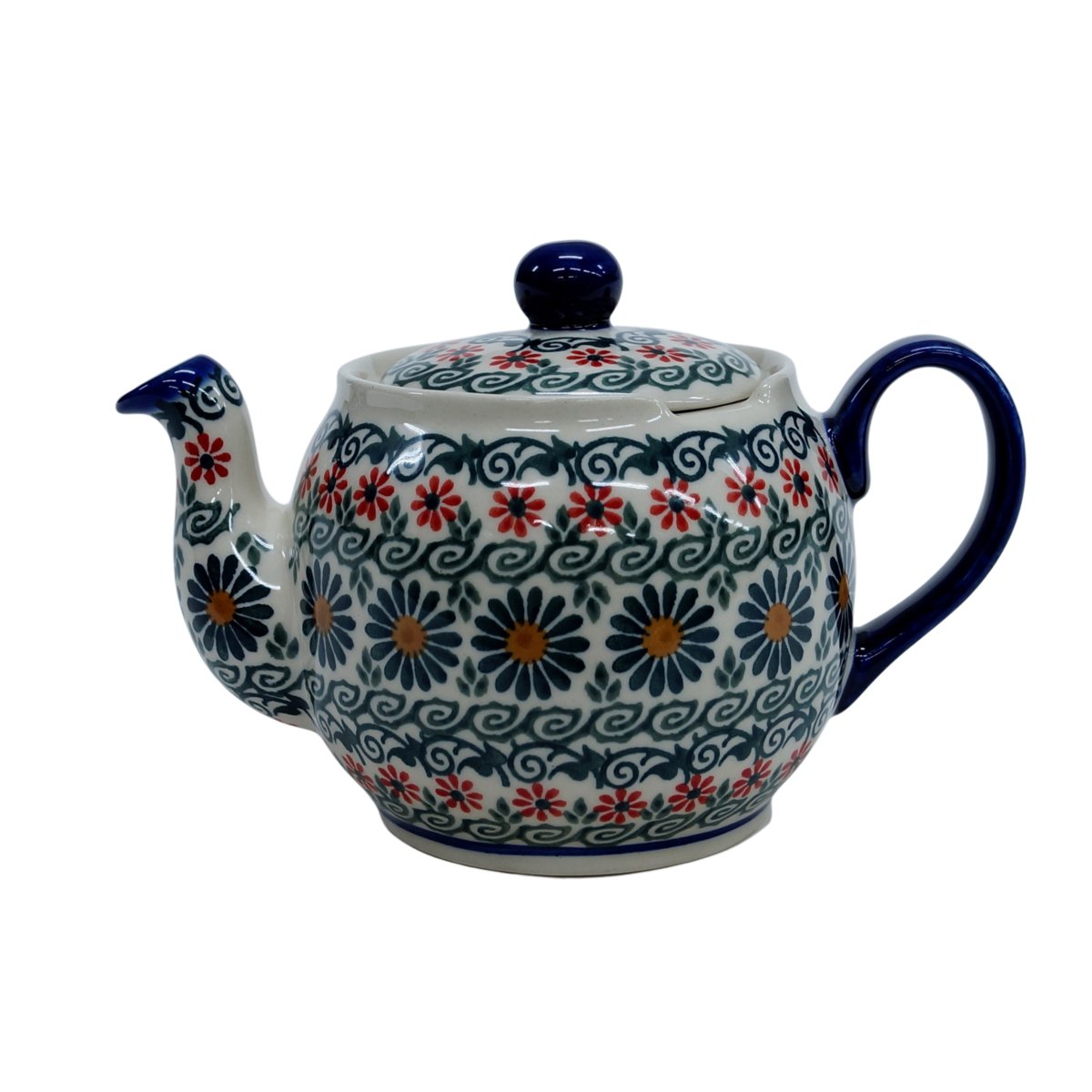 Ceramiczna czajnik kula Ceramika Bolesławiec