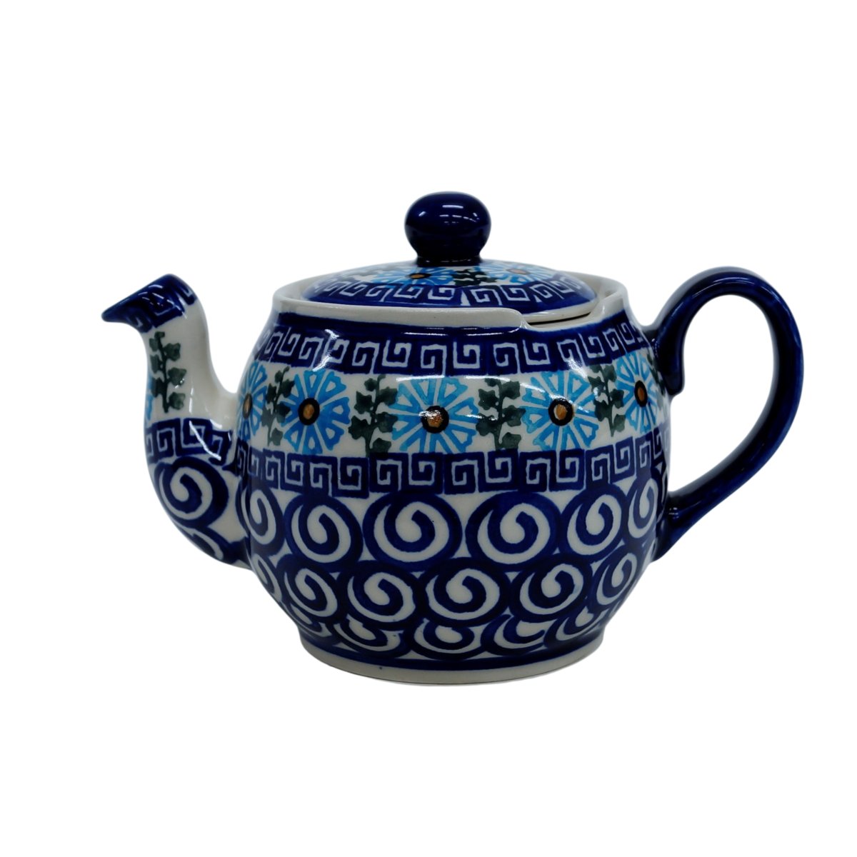 Ceramiczna czajnik kula Ceramika Bolesławiec