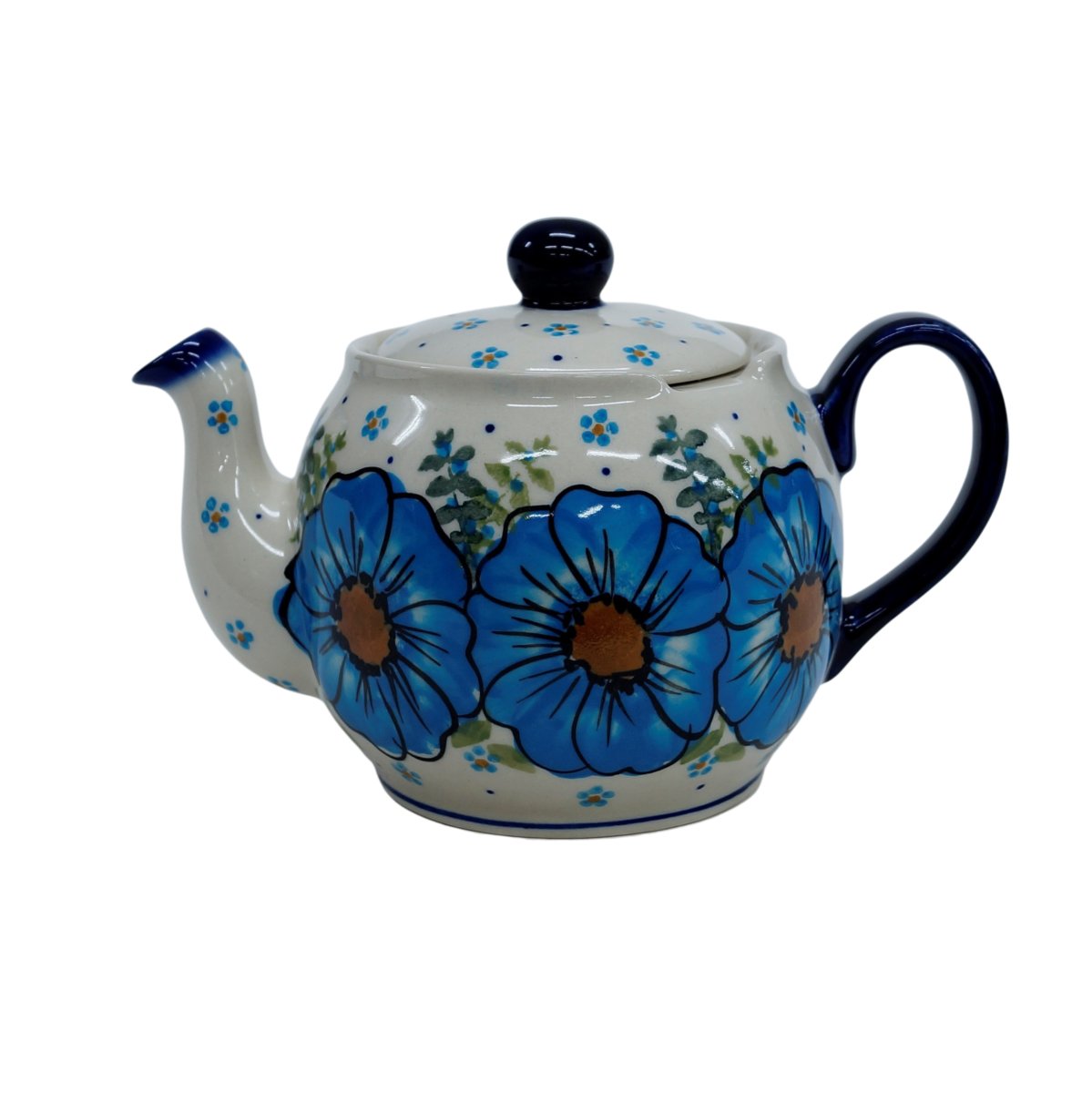 Ceramiczna czajnik kula Ceramika Bolesławiec