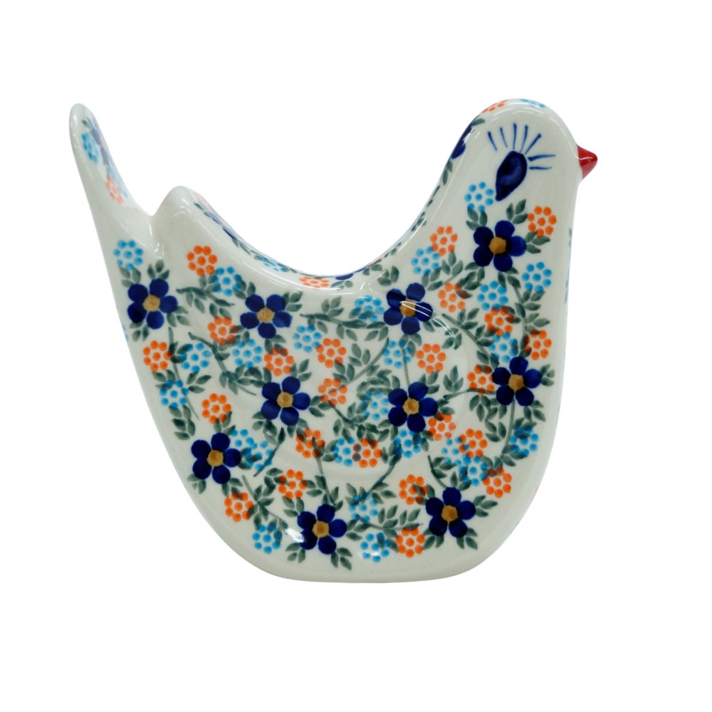 Ceramiczny ptak gołąb duży Ceramika Bolesławiec