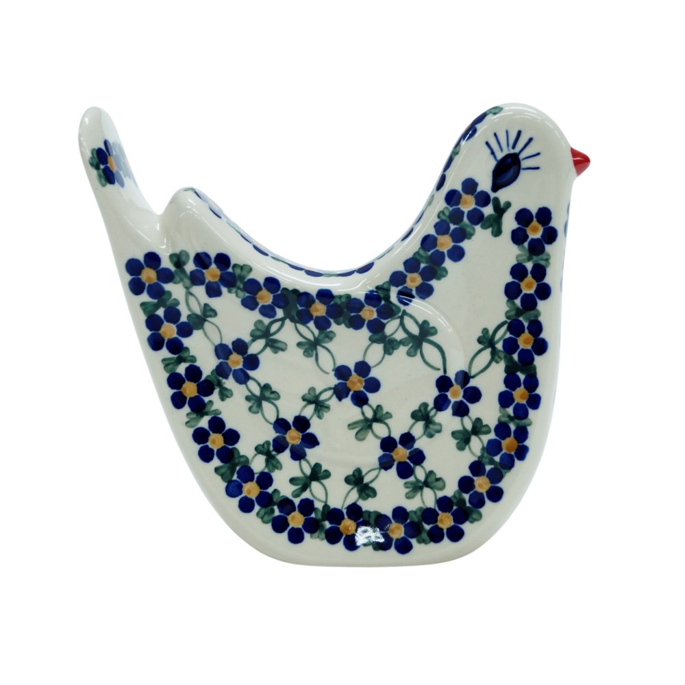 Ceramiczny ptak gołąb duży Ceramika Bolesławiec