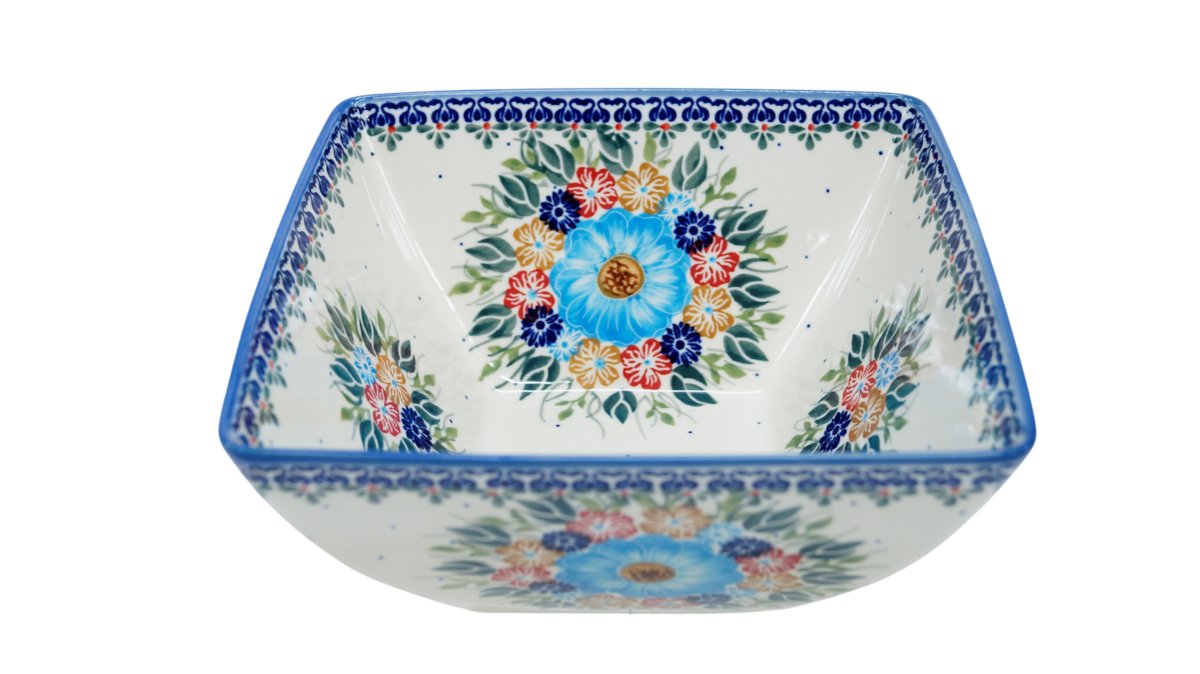 Ceramiczna miska kwadratowa głęboka Ceramika Bolesławiec