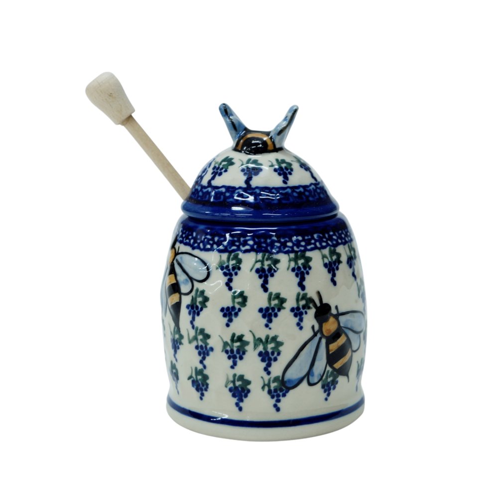 Ceramiczny pojemnik na miód Ceramika Bolesławiec
