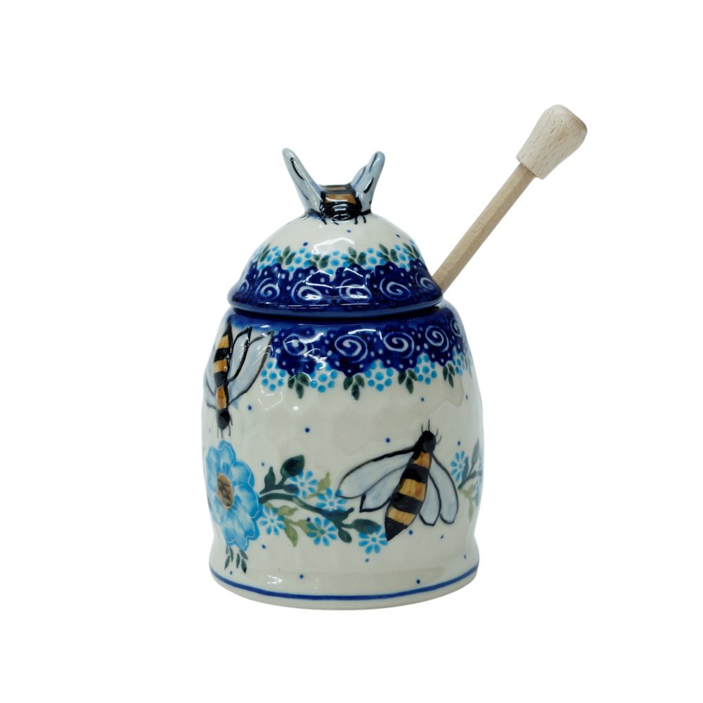 Ceramiczny pojemnik na miód Ceramika Bolesławiec