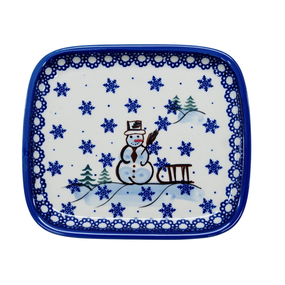 Ceramiczny półmisek prostokątny Ceramika Bolesławiec