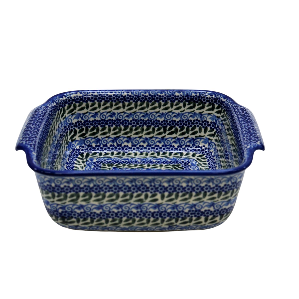 Ceramiczne naczynie kwadratowe małe Ceramika Bolesławiec