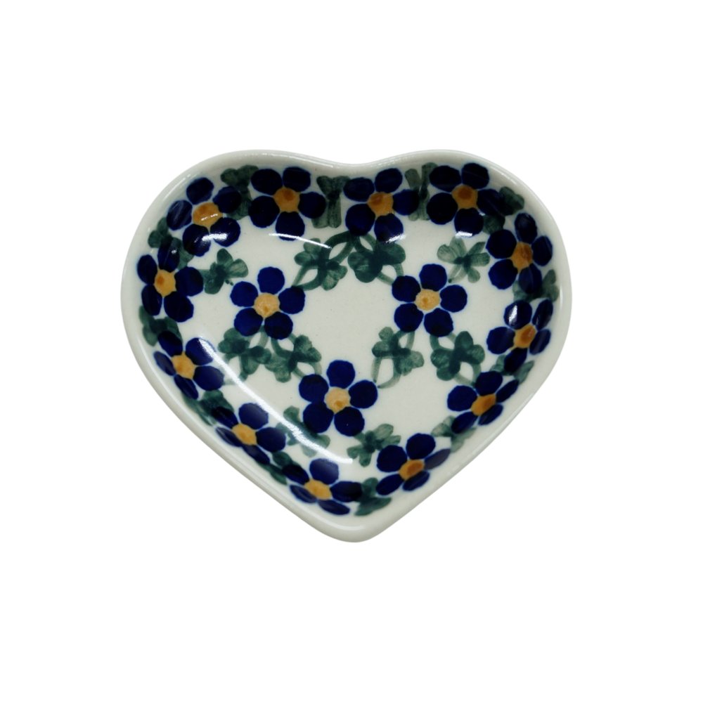 Ceramiczna podstawka serce Ceramika Bolesławiec