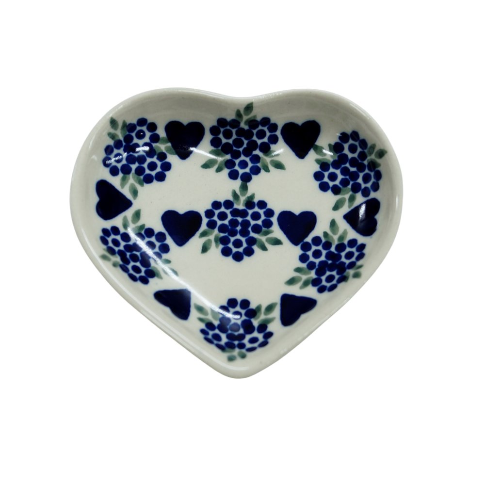 Ceramiczna podstawka serce Ceramika Bolesławiec