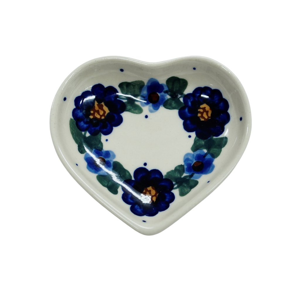 Ceramiczna podstawka serce Ceramika Bolesławiec