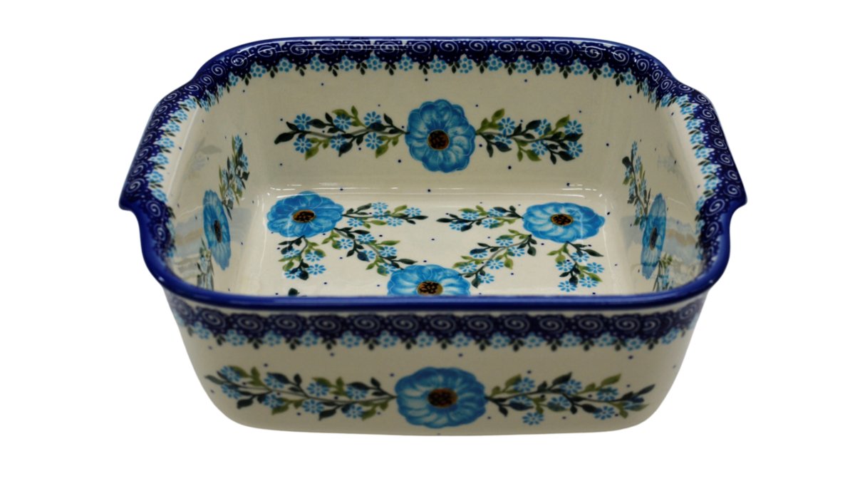 Ceramiczne naczynie kwadratowe duże Ceramika Bolesławiec