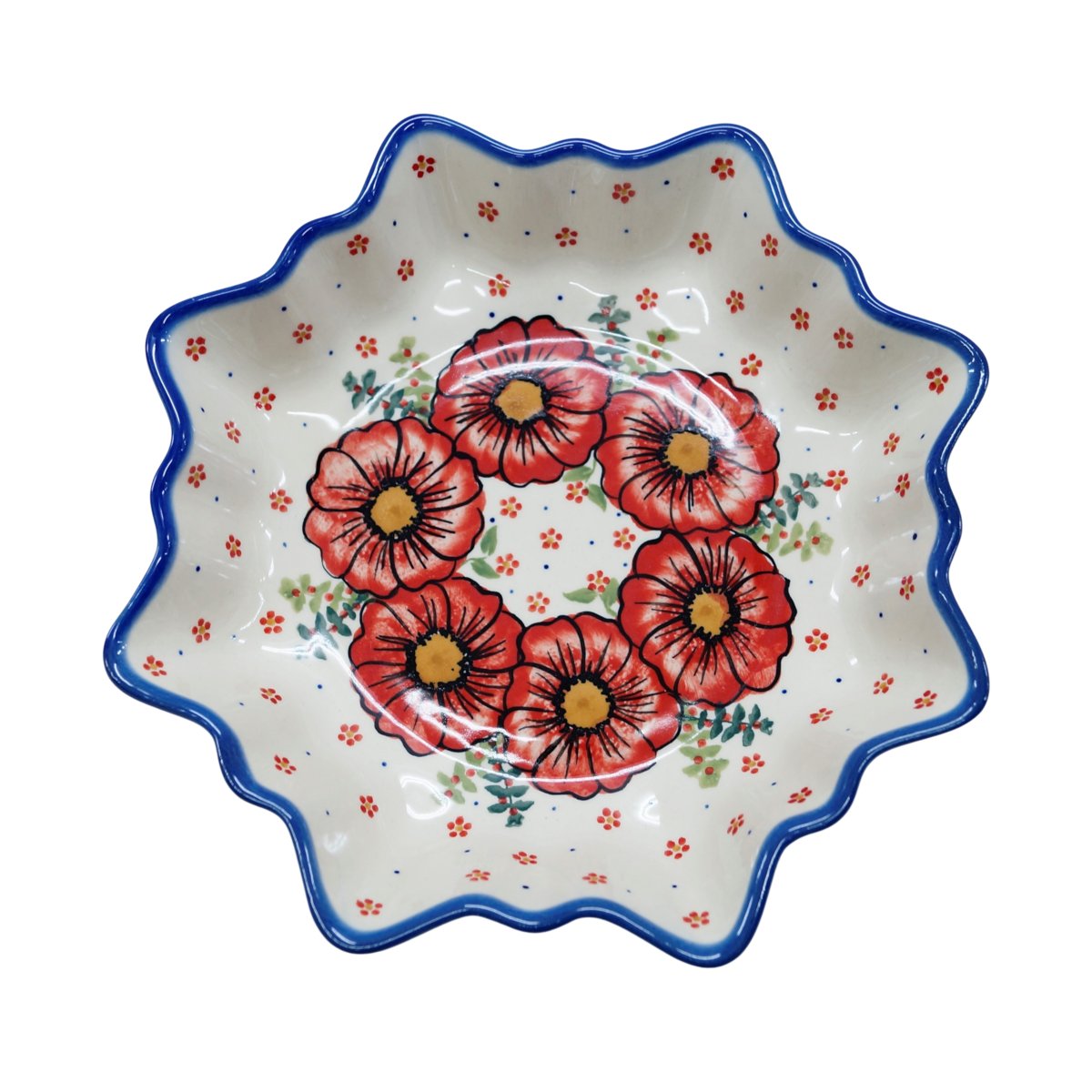 Ceramiczna patera Gwiazda Ceramika Bolesławiec