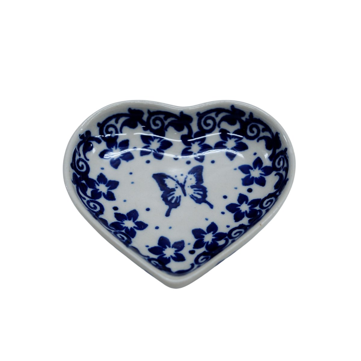 Ceramiczna podstawka serce Ceramika Bolesławiec