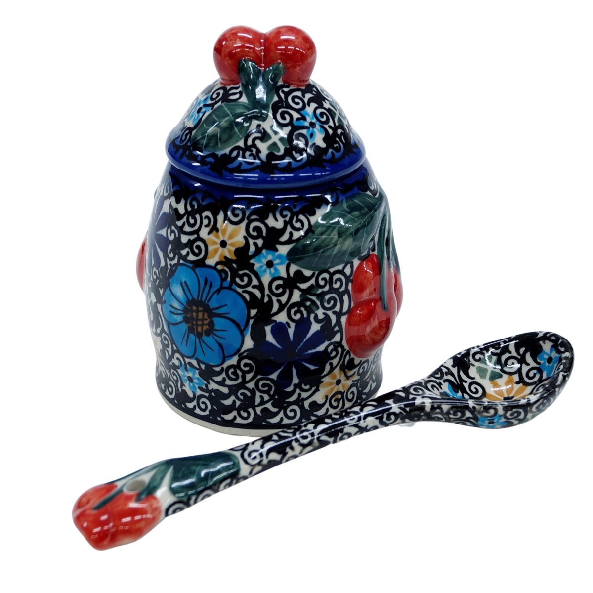 Ceramiczny pojemnik na dżem Ceramika Bolesławiec