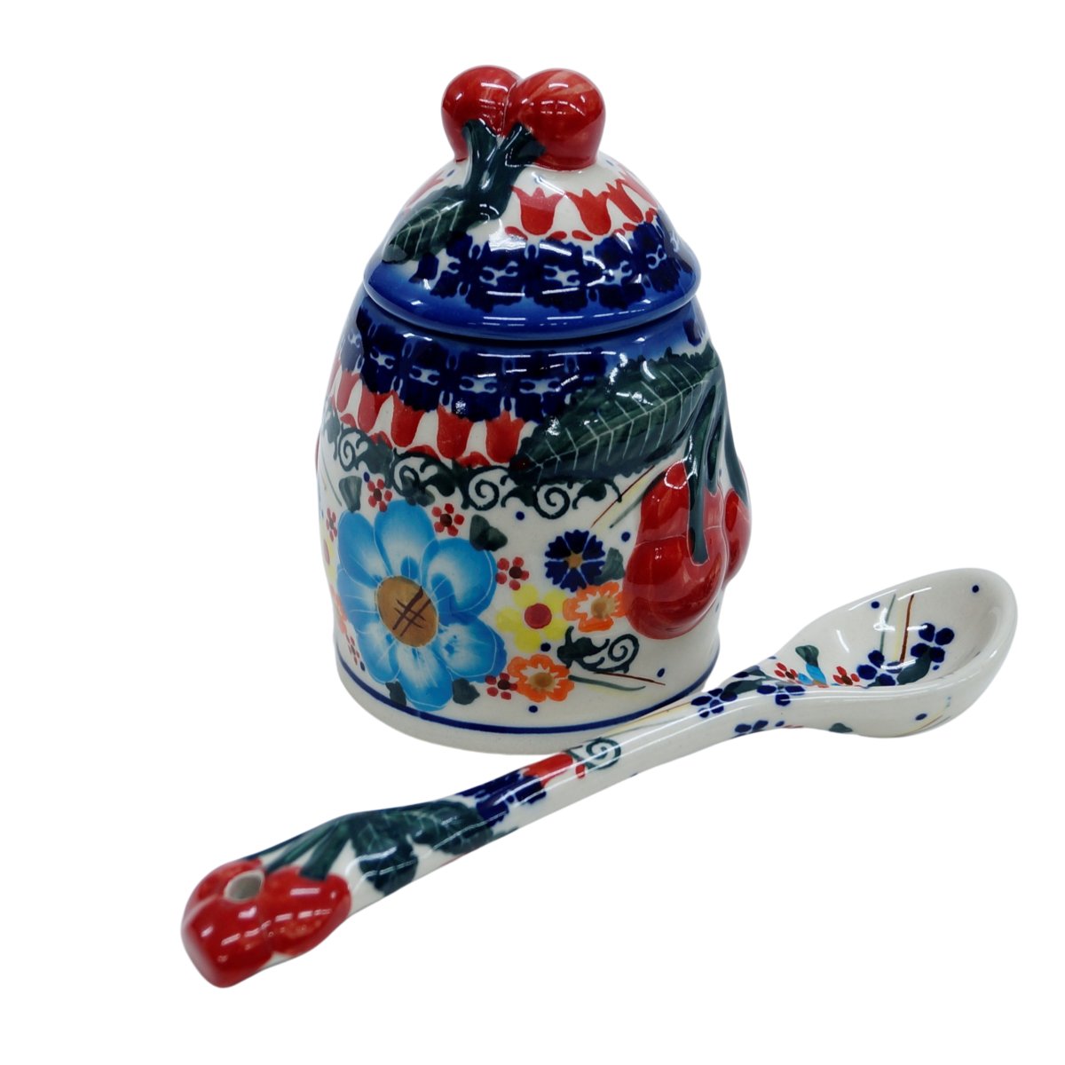 Ceramiczny pojemnik na dżem Ceramika Bolesławiec