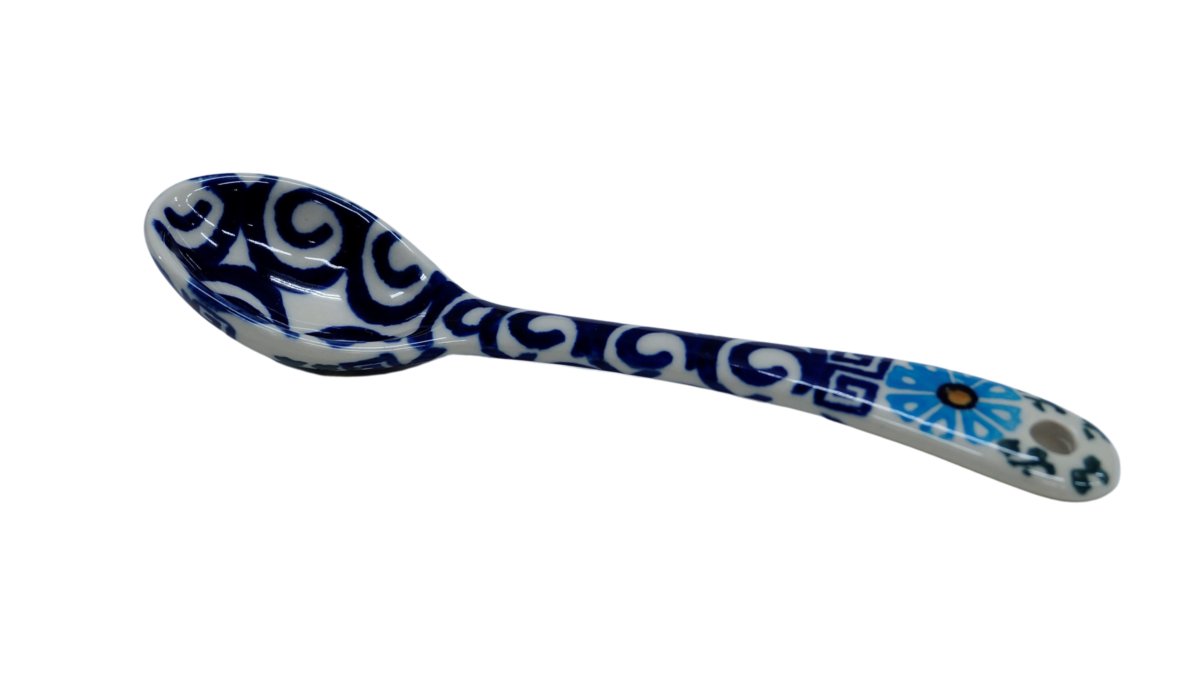 Ceramiczna łyżka deserowa Ceramika Bolesławiec